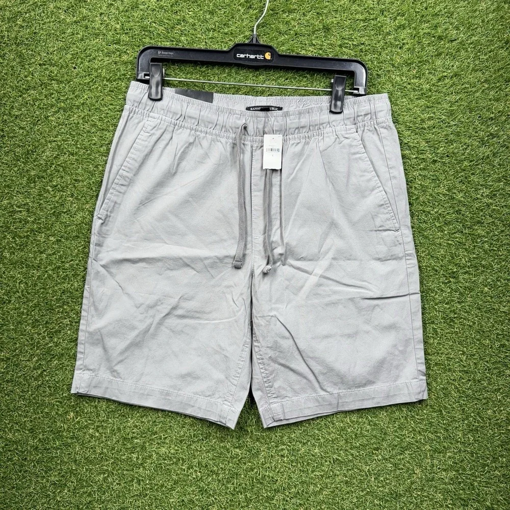 Banana Republic Deck Shorts Mens Small Drawstring Pull On Casual Everyday NWT